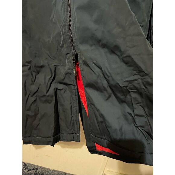 Brand New Sporti Comfort Fleece-Lined Swim Parka Large, Navy Shell/Red Lining - Picture 2 of 7